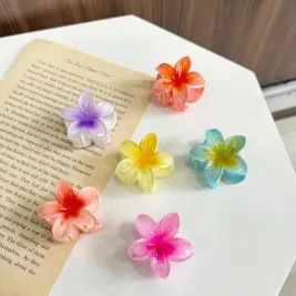 2 Pc Cute Flower Hair Claw Clips